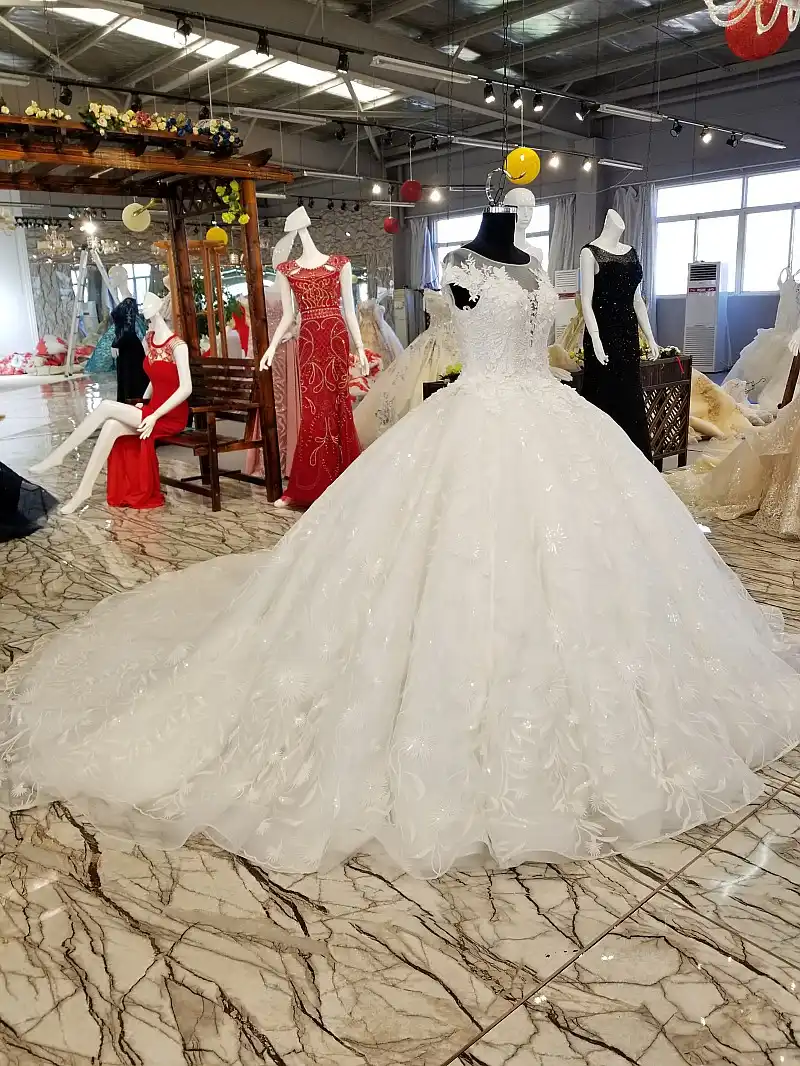LS91120 aliexpress wholesale beauty bridal wedding dress made in china