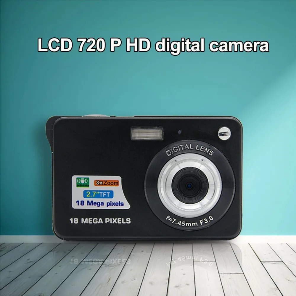 HD 720P Цифровая камера 18 мегапикселей 3.0MP CMOS сенсор 2,7 дюймов TFT ЖК-экран