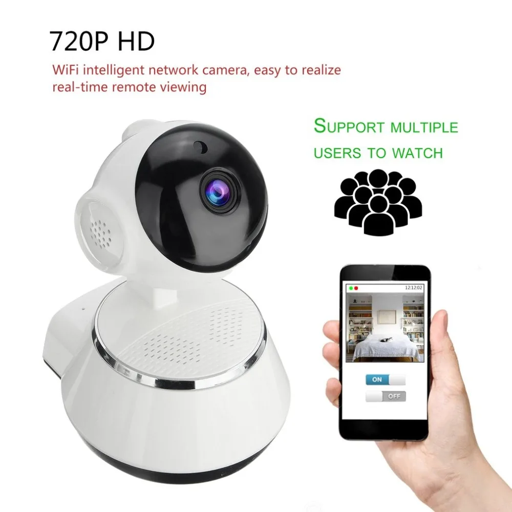 

720P HD Wireless Wifi IP Camera Home Security Surveillance Camera 3.6mm Lens Wide Angle Indoor Camera Support Night Vision