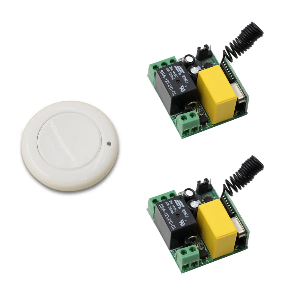 

Universal 433Mhz AC 220V Wireless Remote Control Switch System Radio Control ON/OFF 1CH 1CH Relay Receiver Transmitter