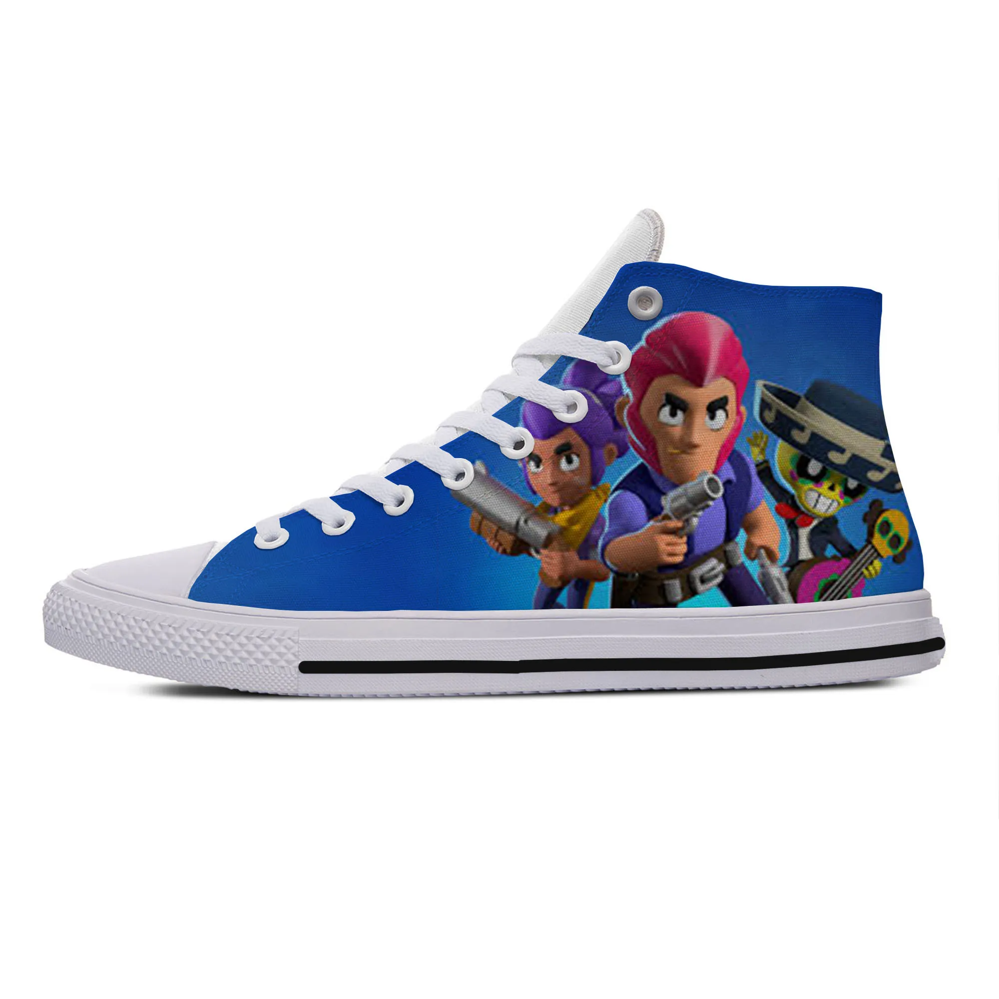 

2019 Hot Cool Fashion Summer High Quality Sneakers Handiness Casual Shoes 3D Printed Cartoon Cute For Men Women Game Brawl Stars