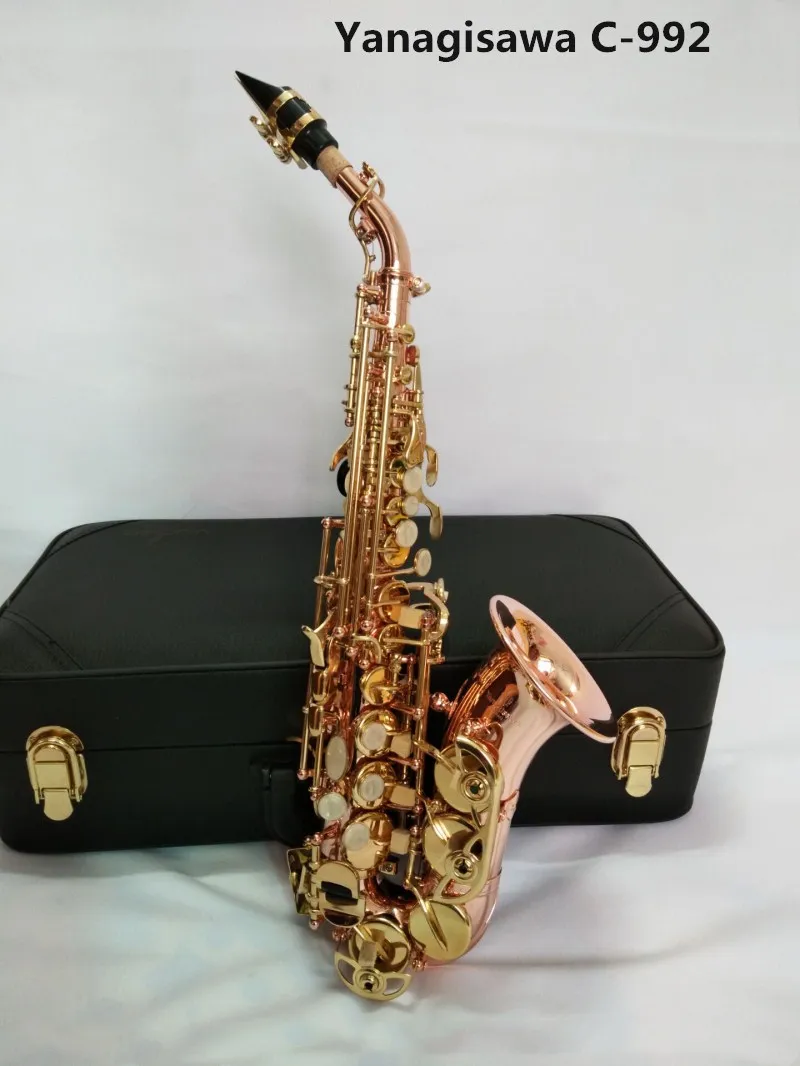 

2018 New Soprano Saxophone Yanagisawa C992 instruments B flat musical Soprano sax player performances shipping