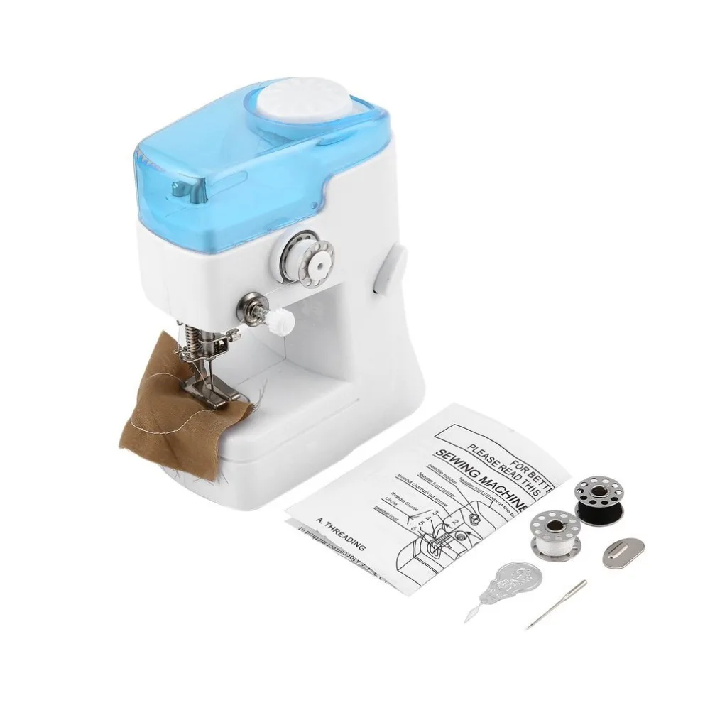 

Multifunction Professional Mini Sewing Machine FHSM-988 LED Light Sewing Hand Overlock Electric Mini Sewing Machine