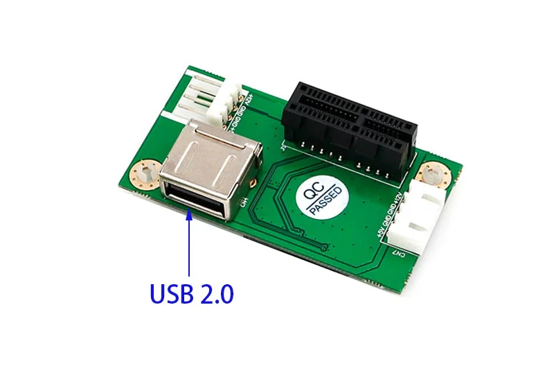 Mini pcie к pcie x1 usb2.0 в качестве тестового инструмента для расширения слота PCI Express от Mini pcie слота для карт с FFC кабелем поддержка x4/X8/16 слота