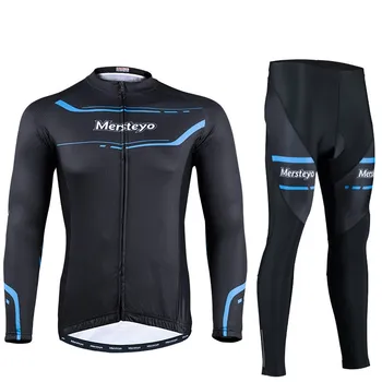 

DICHSKI Cycling Jersey 2018 pro team Mountain Cycling Clothing Spring and autumn Men Lycra Mexico Jersey Long Sleeve Cycling Set