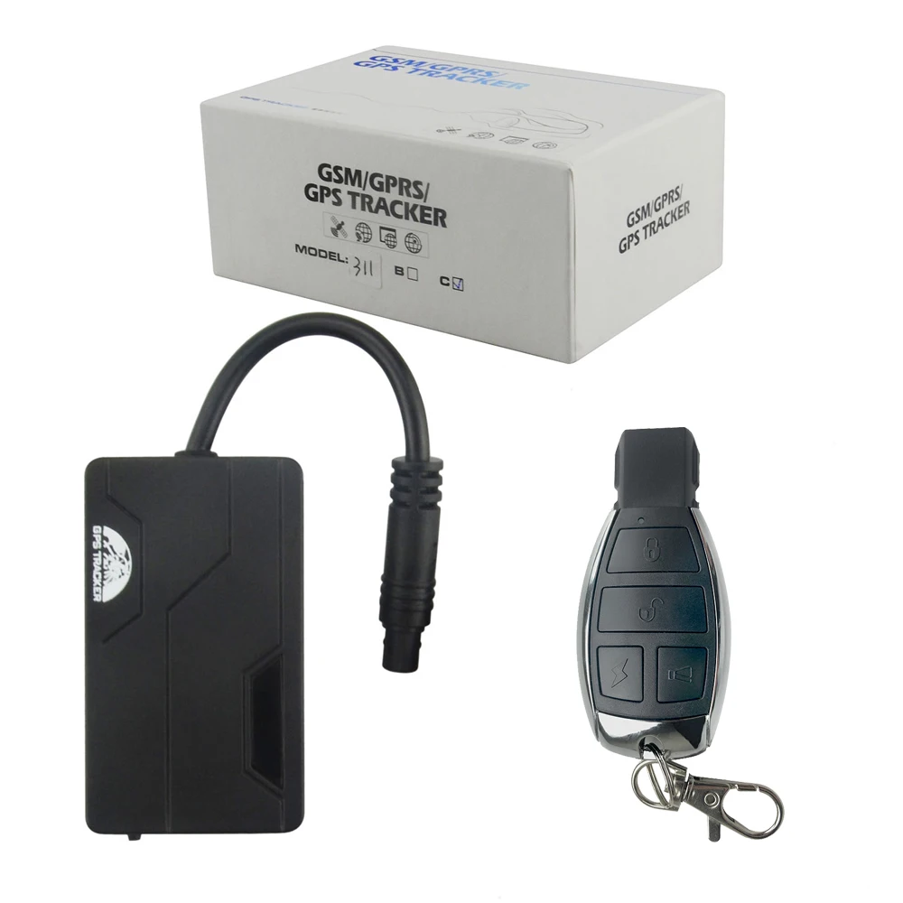 coban Автомобильный gps трекер TK311C с пультом дистанционного управления устройство слежения в реальном времени GSM gps трекер для мотоцикла 8-80 в или 8-40 в
