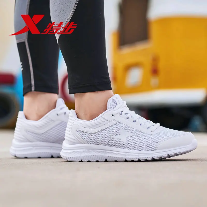 881218119598 Xtep women's running shoes summer breathable sneaker shoe Air mesh women sport shoe
