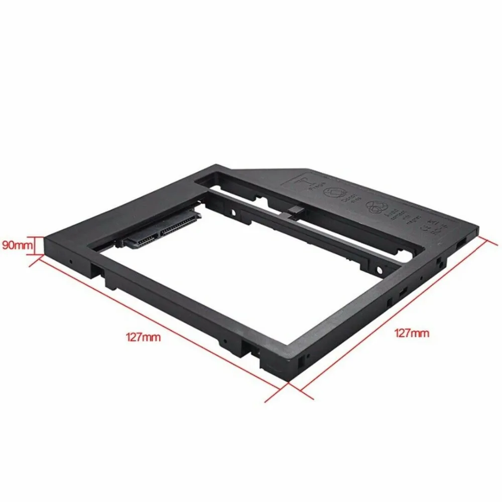 2 й SATA второй HDD Caddy для 5 &quotHDD SSD 9 0 мм корпус адаптер жесткого диска ноутбука CD