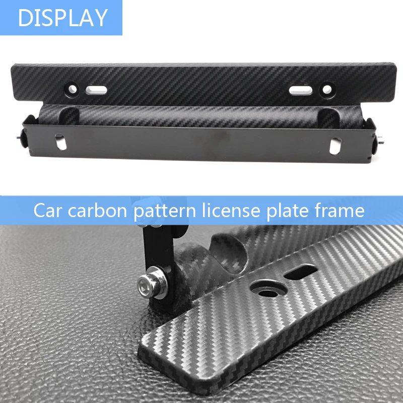 Carbon Fiber Car License Plate Frame For Mini Cooper R50 R60 R55 R56 F55 Audi A3 8P 8V 8L Q5 Q7 A4 B8 B6 B7 B9 A5 A6 C5 C6 C7 TT