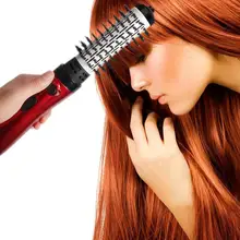 110-220 В фен расческа для кудрявых волос и расческа для волос с горячим воздухом набор сушильщиков для волос выпрямление волос сушильные инструменты