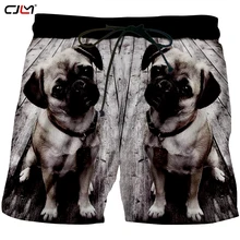CJLM мужские шорты большого размера, самые дешевые шорты с животным 3D принтом, серые мужские свободные эластичные шорты для собак, прямые продажи