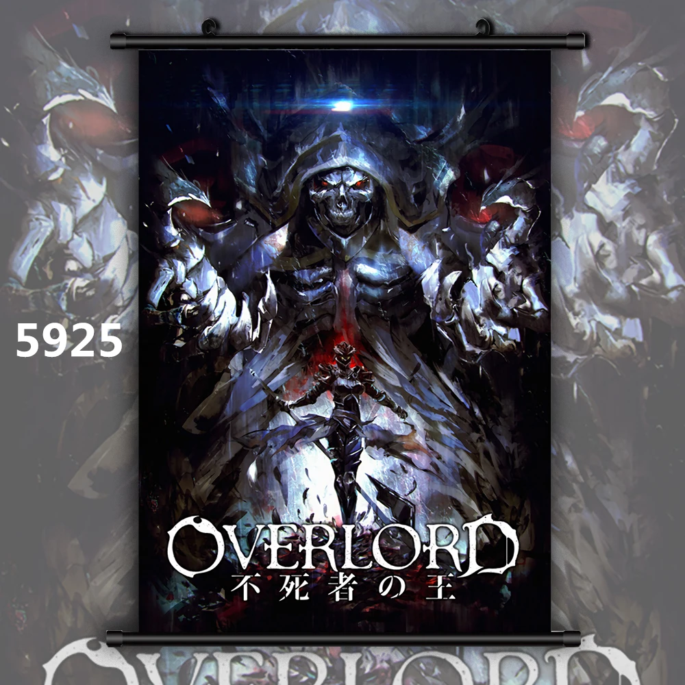 Overlord Albedo Ainz Ooal Платье Аниме Манга настенный плакат свиток - Цвет: 5925