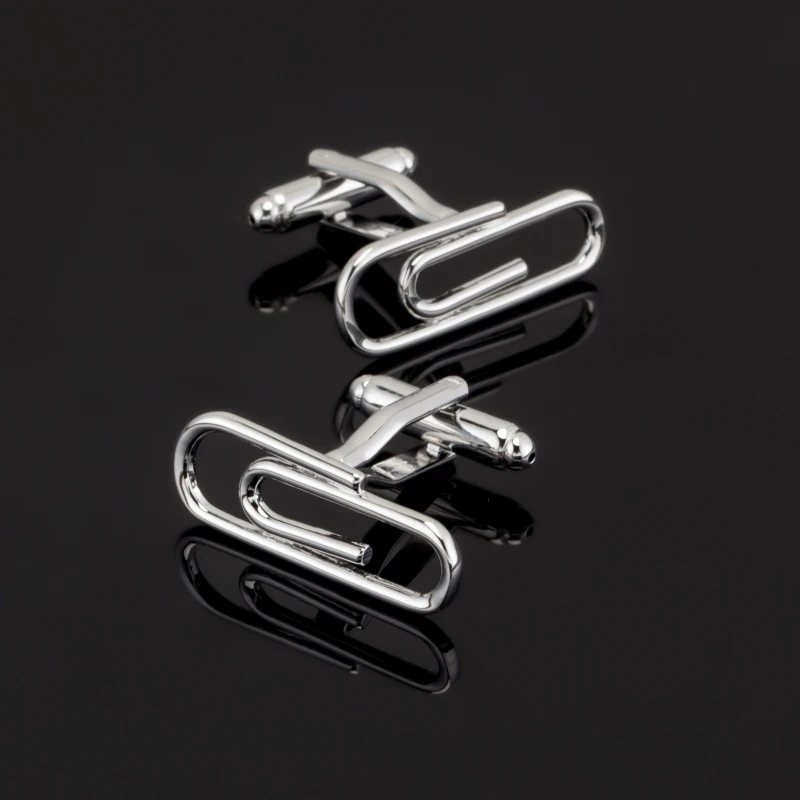 

KC0002 high quality silver clip Cufflinks other men's shirt clothing accessories manufacturers wholesale prices