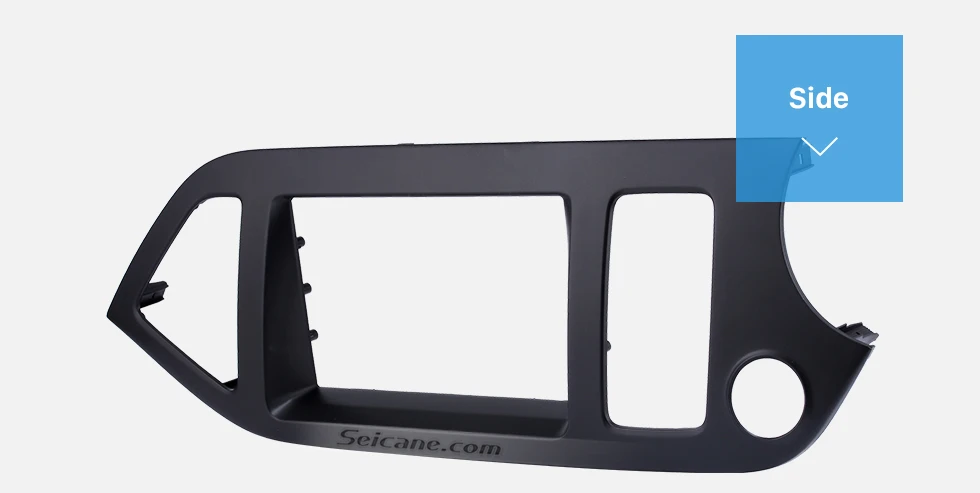 Seicane Black Double Din 2011 KIA MORNING PICANTO Right Hand Drive Car Radio Fascia Dash CD Panel kit Auto Stereo Installation Frame