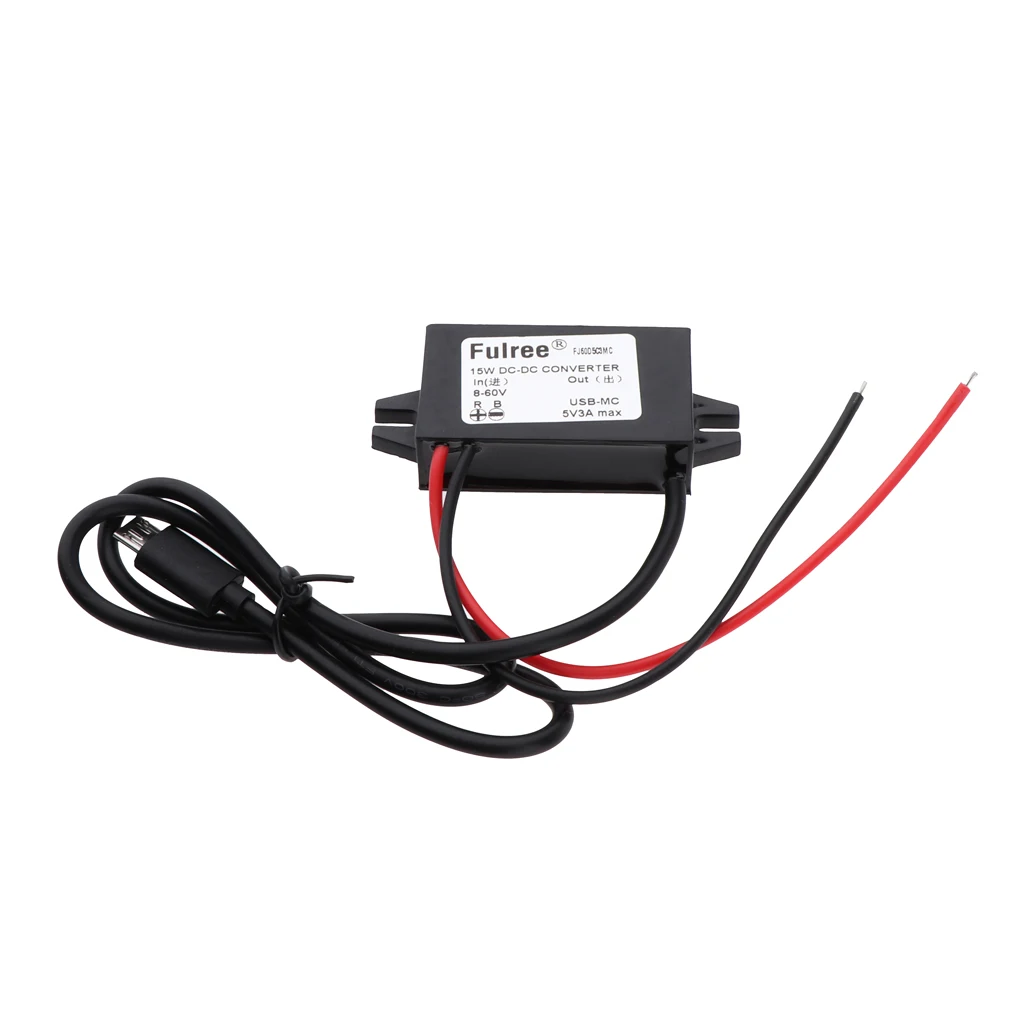 Понижающий модуль питания 8 в 60 5 В с выходом Micro USB адаптер для автомобильного