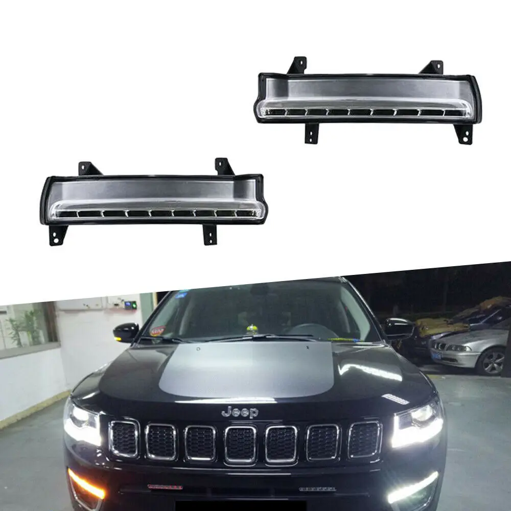 Switchback светодиодный дневные ходовые огни с сигналом поворота для 2017 2018 Jeep