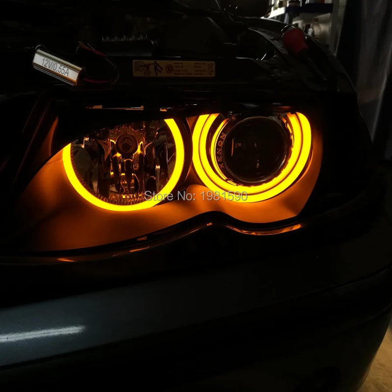 Hopstyling 1 комплект хлопковый светильник Halo Ring Angel Eyes для BMW E46 без проектора 2x131 мм 146
