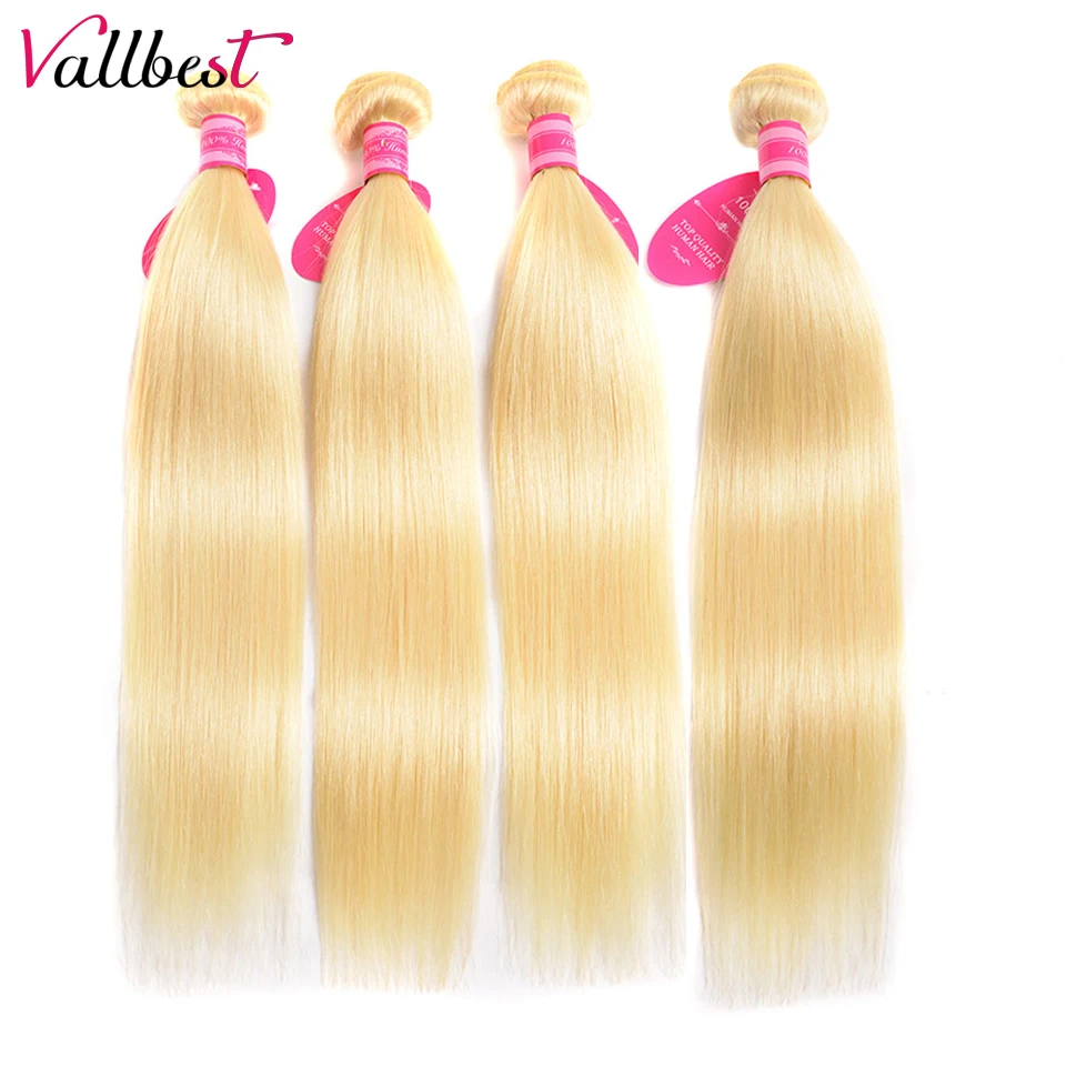 Vallbest Brazilian Straight Hair Weave 613 Blonde Bundles With Closure Human Hair 3 Bundles With Closure Non Remy Hair Extension Vallbest Brazilian Straight Hair Weave 613 Blonde Bundles With Closure Human Hair 3 Bundles With Closure Non Remy Hair Extension
