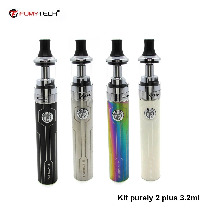 Clearance!!! Fumytech Purely 2 plus 3.2ml electronic cigarette kit 1650mAh e-cigarette vape pen |