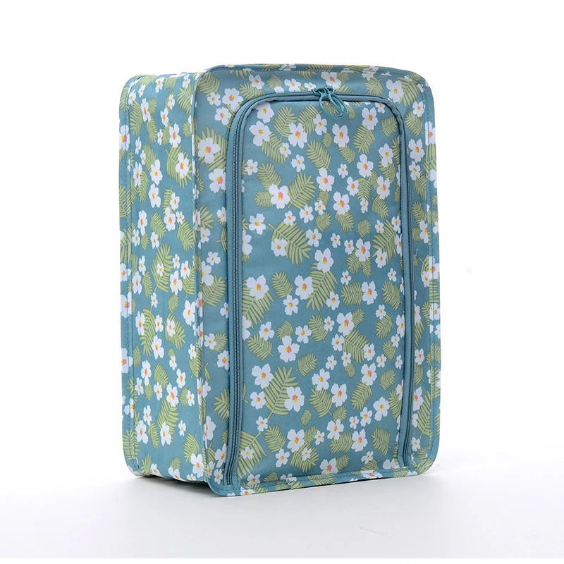 DLYLDQH сумка для хранения одежды Модная Портативная водонепроницаемая сумка для путешествий 7 цветов Органайзер сумки на молнии сумка для сортировки - Цвет: Tropical flower