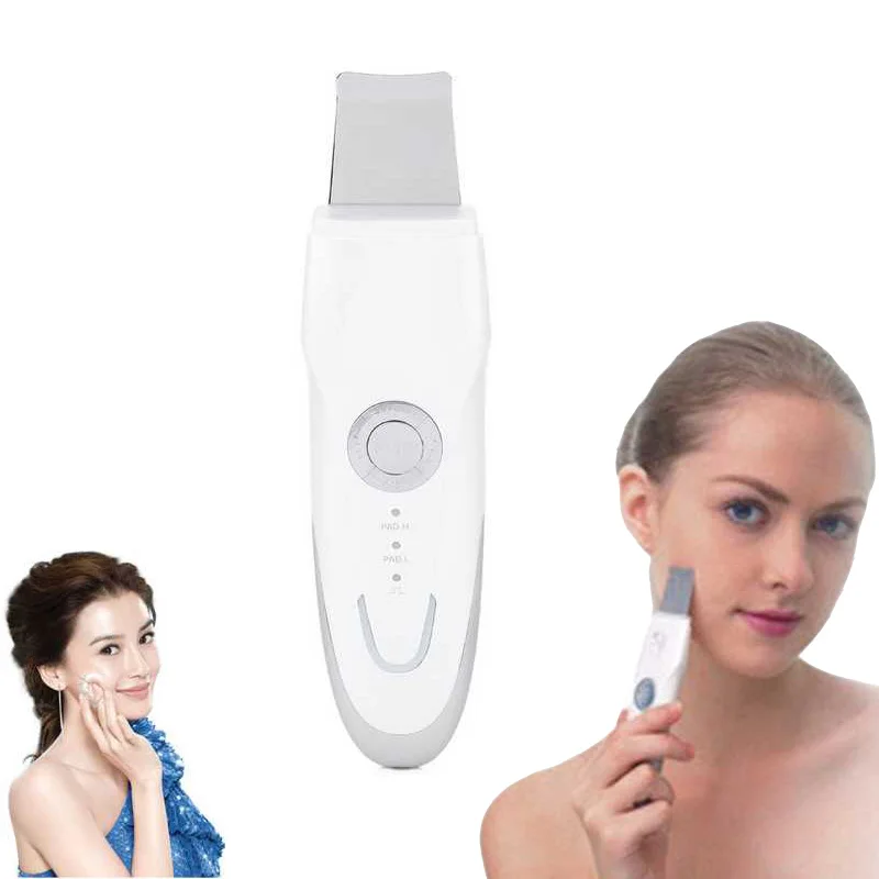 Face Skin care Epilator Ultrasonic Ion Skin Scrubber Rechargeable