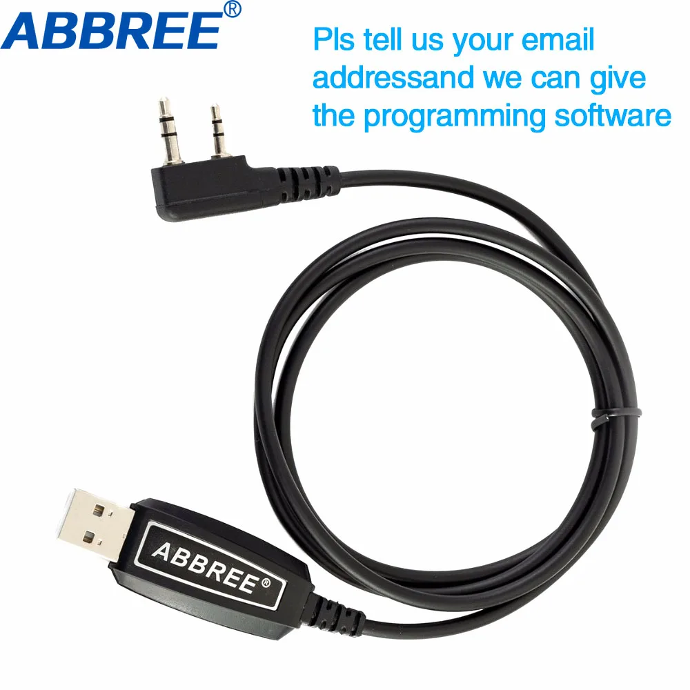 

Abbree USB Programming Cable Win XP/Win7/Win8/Win10 for ABBREE AR-F1 AR-F2 AR-F6 AR-F8 AR-889G Walkie Talkie Handheld Radio