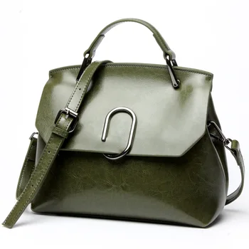 

New 2017 Women leather Shoulder Bag Shell Bags Casual Handbags small messenger bag fashion 100% genuine leather free shipping