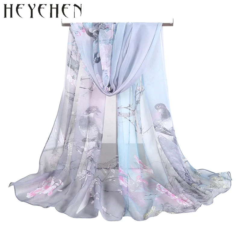 Elegant Black Color Horse Print Scarf Scarves Stole Wrap Shawl Sarong