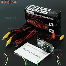 BigBigRoad автомобиля интеллигентая(ый) динамичный трек резервного копирования парковочная камера заднего вида Камера для Mini cooper R50 R52 R53 R56 2001-2008
