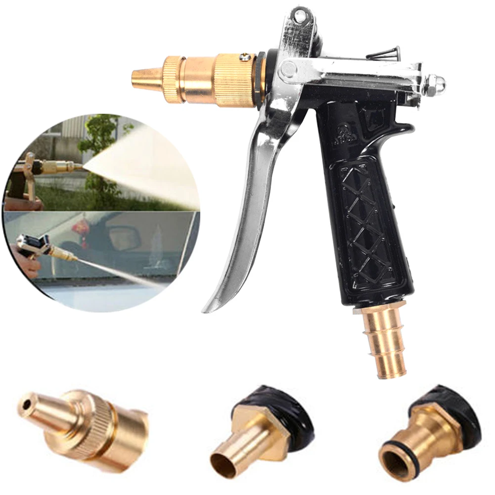 

High Pressure Hand Sprayer Garden Hose Nozzle Spray Nozzle Car Wash Gun Wih Jet Nozzle Car Washing Cleaning Tool Accessories