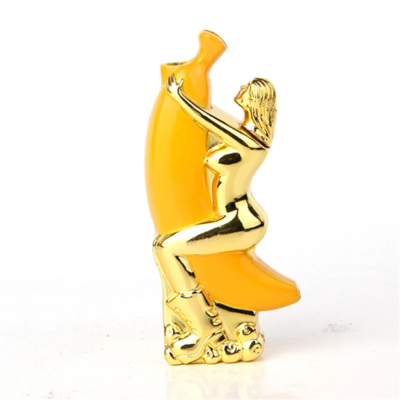 

New style Cigarette Accessories 2018 New fashion windproof lighter banana adult gas lighters