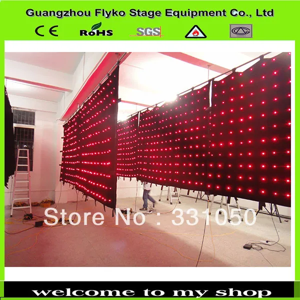 Buy P18 2X2M led stage backdrop wall led lightings