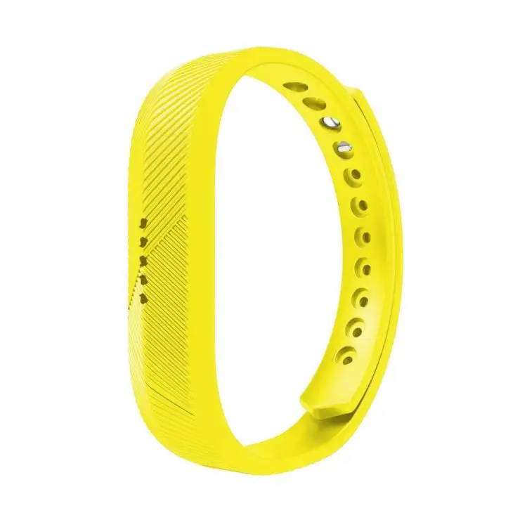 Мягкий силиконовый ремешок на запястье для Fitbit Flex 2 спортивный умный Браслет сменный Браслет S трекер активности аксессуары - Цвет: Yellow