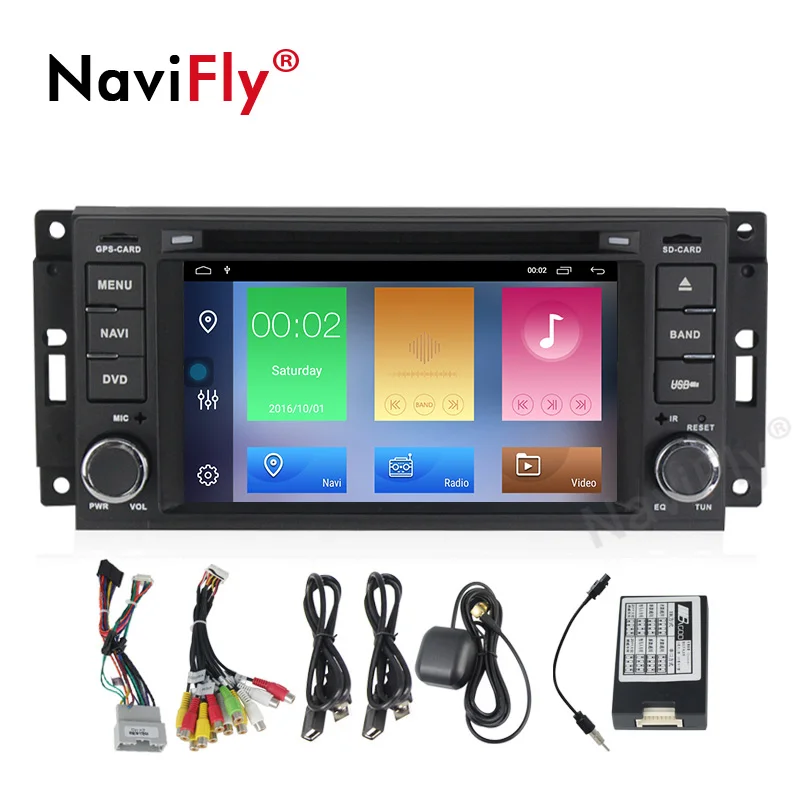 Android 9,1 автомобильный dvd мультимедиа gps Wi-Fi Canbus для Jeep libery, Wrangler Compass Commander Grand Cherokee Dodge Caliber Journey