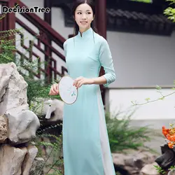 Новинка 2019 года cheongsam китайский стиль длинные qipao красный Русалка Свадебные кружево традиционные платья для женщин вечерние высокое