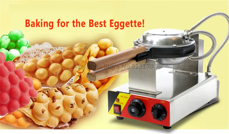 Bubble Waffle Machine Egg Waffle Eggettes Maker Electric Non-stick 220V/110V Wholesale Bubble Waffle Machine Egg Waffle Eggettes Maker Electric Non-stick 220V/110V Wholesale