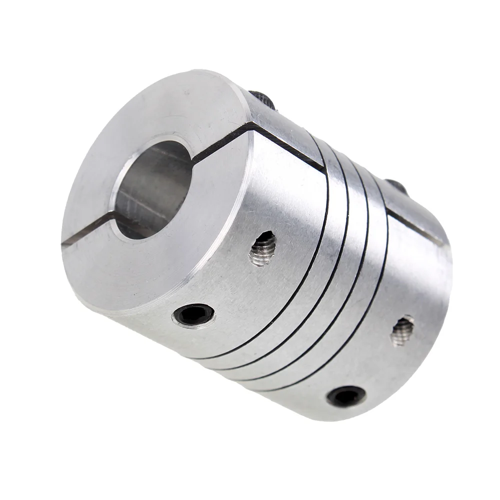 Motor Encoder Coupling 8mm x 10mm CNC Elastic Stepper Flexible Shaft ...