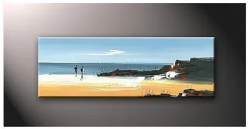 

Handmade Rectangle Large Landscape Oil Painting Seascape Scenery Wall Art Home Decoration Free Shipping No Frame