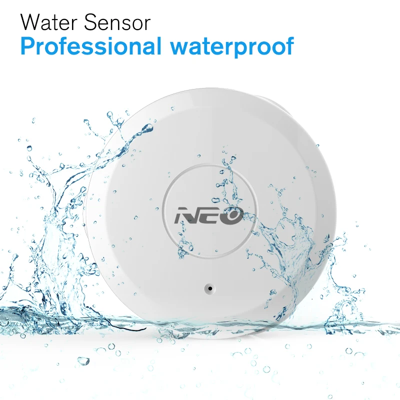 NEO Coolcam NAS-WS01Z Z-Wave Flood Water Leak Alarm Sensor Water Leakage Sensor Z-wave Sensor Alarm Home Automation System