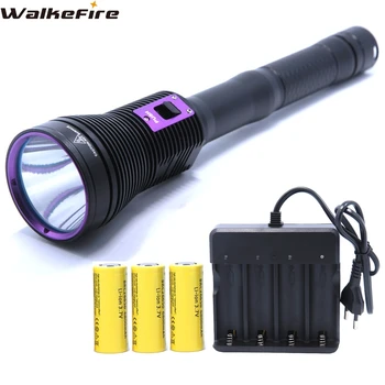 

LED Diving flashlight MTG2 5000 LM Flashlight linternas Underwater Waterproof Lamp Torch & 3 * 26650 Battery & 4-slots Charger