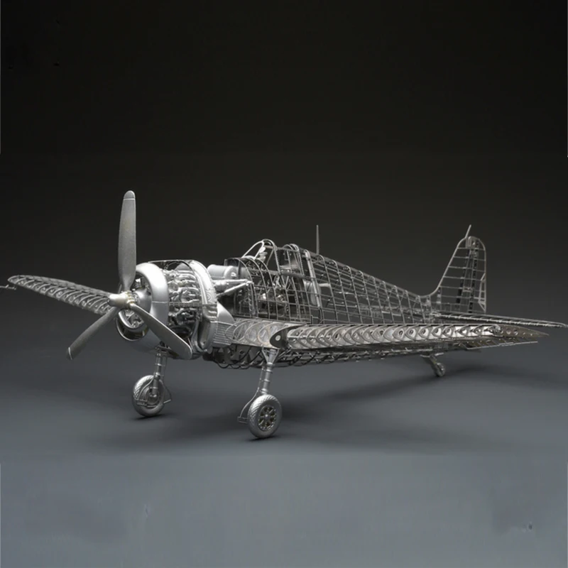 1:48 ГРУММАН F6F Hellcat Складное крыло весело 3d из металла DIY Миниатюрная модель Наборы