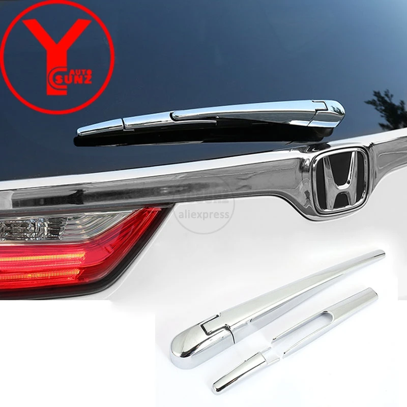 Car Rear Windscreen Wiper For Honda CRV 2017 2019 ABS chrome exterior