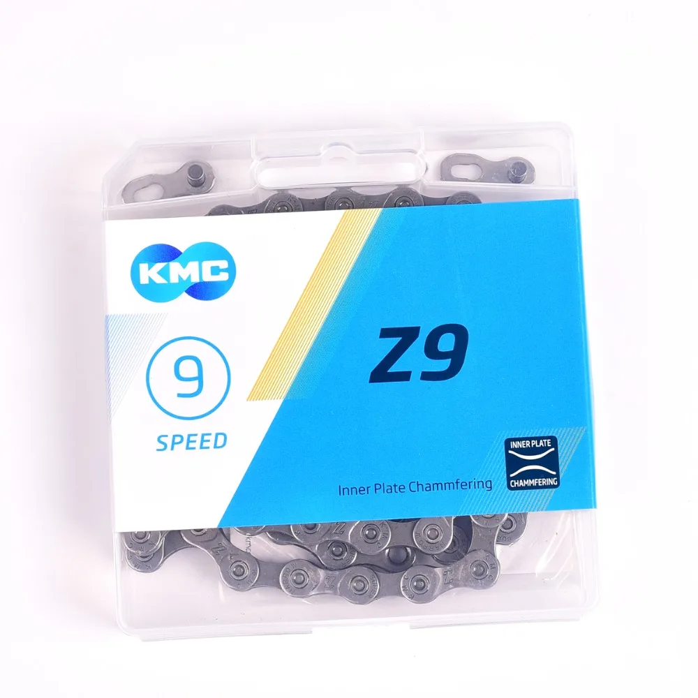 

KMC Z9 Mtb Bike Chain 9 Speed 116 Link Bicycle Chain With Missing Link