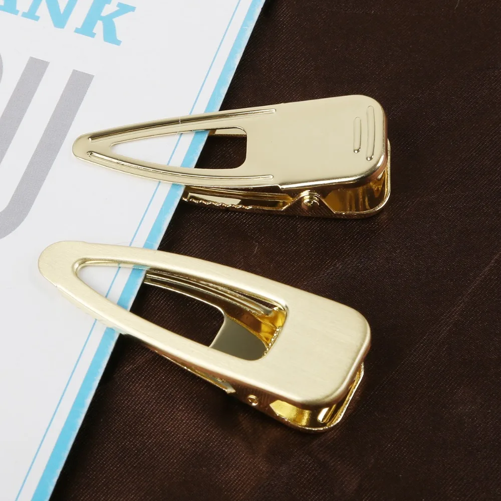 

6x2.3cm Gold Silver Vintage Brushed Metal Side Hair Clip Girls Hairpins Barrette