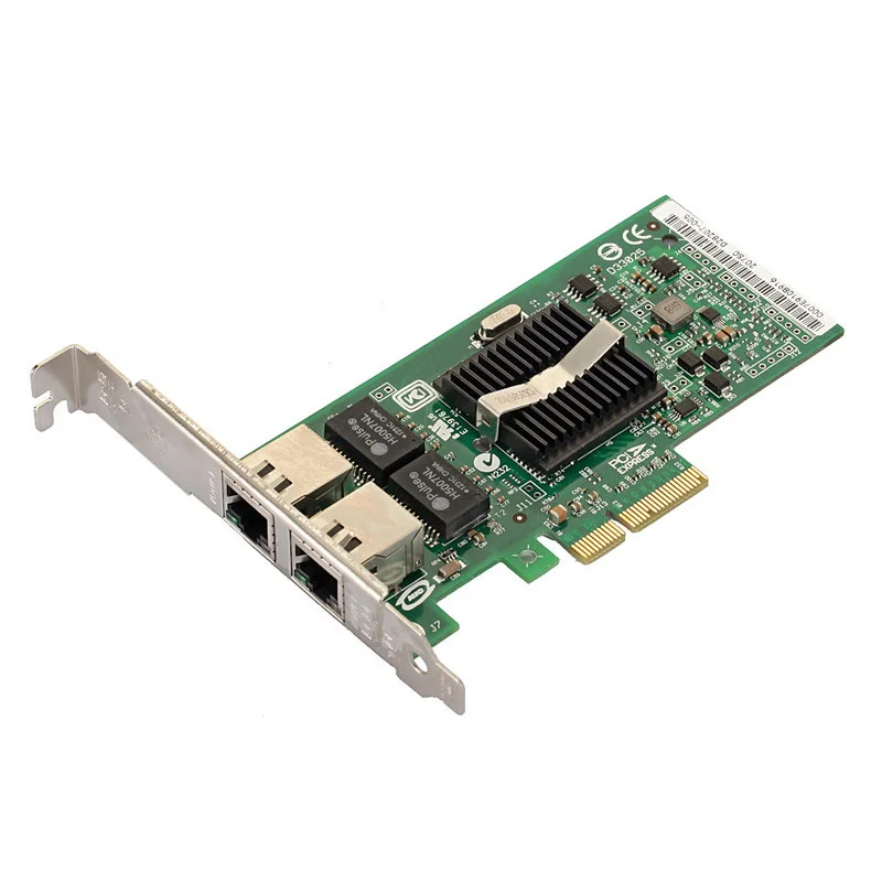 Classic 82571 NIC Intel9402PT pci e Gigabit dual port server cardin Network Cards from
