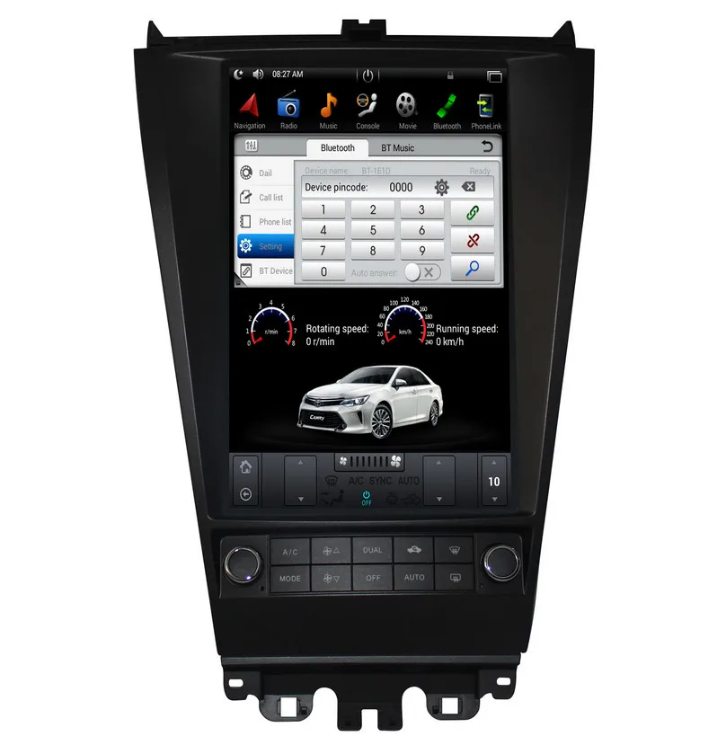 12 1 "Tesla стиль Android 7 Автомобильный плеер GPS навигация для Honda Accord 2003 2004 2005 2006 2007 с