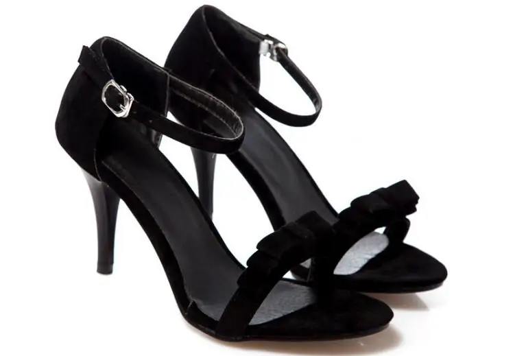 Босоножки на высоком каблуке из двух предметов Женская Офисная профессиональная обувь с бантиком-бабочкой женская обувь на заказ, маленькие размеры 30, 31, 40, 43