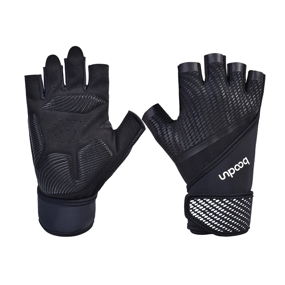Half Finger Gym Gloves Weight Lifting Gloves Body Building Training Sports Gym Gloves Body Building Training Sport Fitness Glove