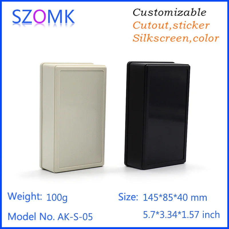 plastic enclosure for electronics control box szomk diy enclosure junction box plastic housing small abs instrument enclosure distribution box black plastic box enclosure electronics case   (15).jpg