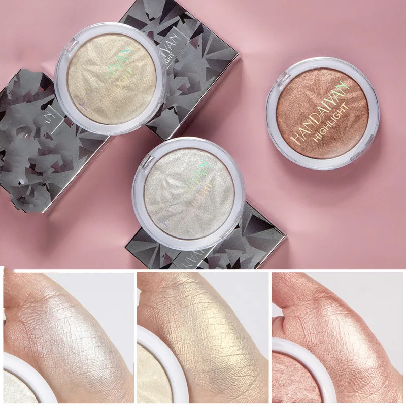 

6 Glitter Colors Waterproof Long Lasting Palette Glow Contour Powder Makeup Shimmer Highlighter Face Glitter Highlighter TSLM1